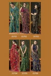 Saiyaara By Vallabhi Moss Georgette Abstract Print With Fancy Swarovski Work Saree Suppliers In India